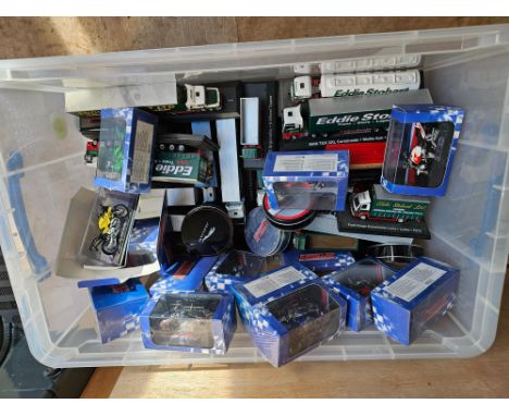 Eddie Stobart trucks, loose, no boxes, Eddie Stobart boxed plates (17) together with Atlas Collection of boxed Motor Cycles (