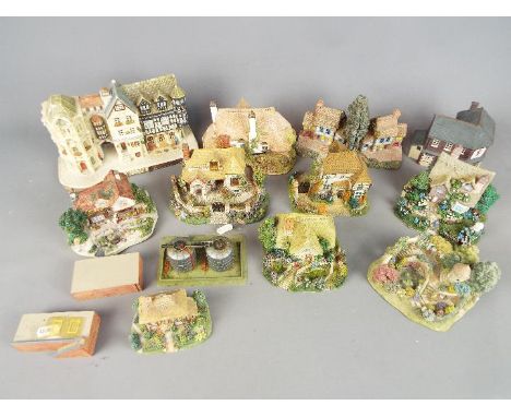 Model scenics - approximately 13 OO scale resin buildings