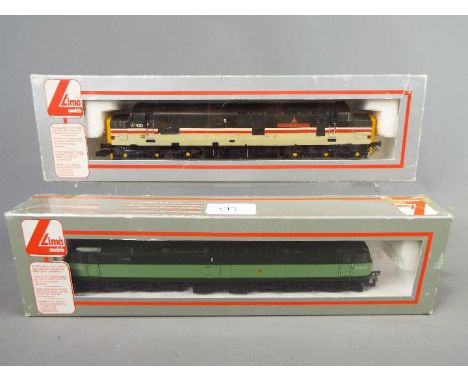 Model Railways - two Lima OO gauge diesel electric locomotives comprising class 37 'The Scottish Hosteller' op no 37 420, vg 