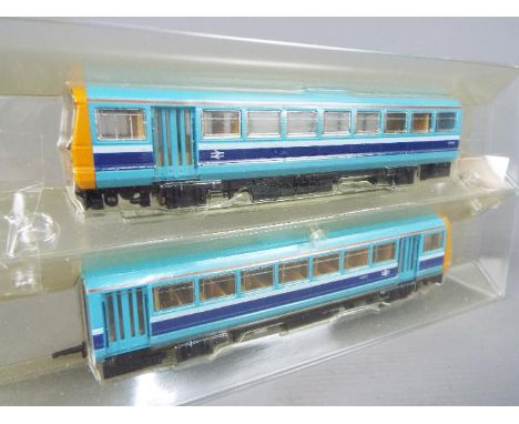 Model Railways - Hornby OO gauge two-car unit Pacer BR blue livery # R 267, appears excellent, in transparent packing piece (
