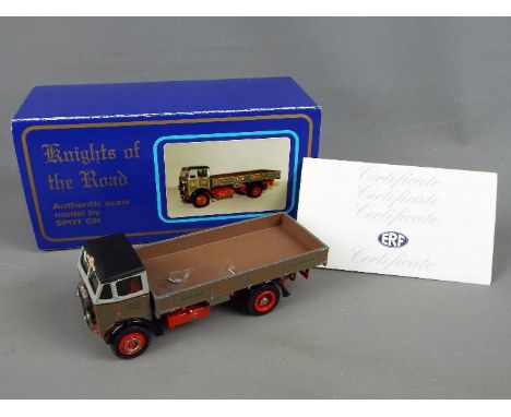 Spot-On Toys &amp; Models Limited - A boxed 1:48 scale 'Knights of The Road' Series ERF Dropside Diesel Wagon by Spot-On Toys