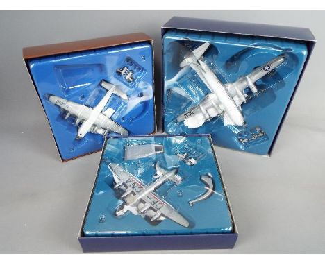 Corgi Aviation Archive - Three boxed 1:144 scale diecast model aircraft. Lot consists of #47202 Avro York - BOAC; #47302 Avro