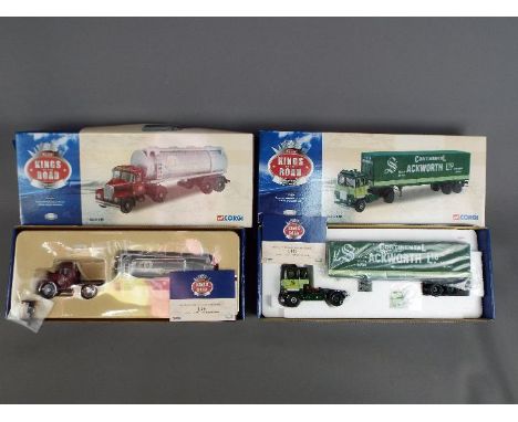 Corgi - A pair of boxed Limited Edition 1:50 scale diecast trucks from Corgi's 'Kings of The Road' series. Lot includes CC107