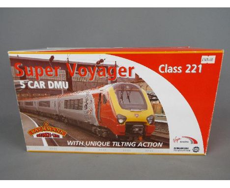 Bachmann Branch Line - an OO gauge boxed set, Virgin Super Voyager, five car DMU, class 221 with unique tilting action, # 32-