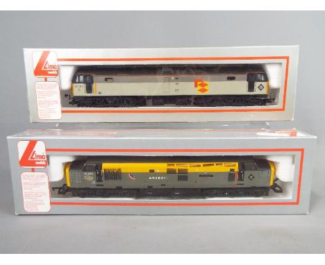 Model Railways - two Lima OO gauge diesel electric locomotives comprising class 37 op no 37232 Transrail and class 47 sector 