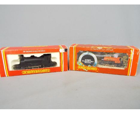 Model Railways - two Hornby OO gauge tank locomotives comprising 0-4-0T LMS # R 300 and 0-4-0T 'Desmond' # R 779, both appear