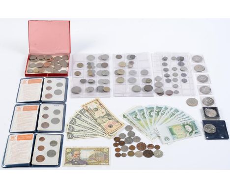 Coins.&nbsp; United Kingdom and Canada,&nbsp; base metal including commemorative crowns, several silver and Bank of England o