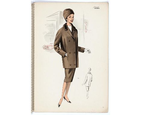 Fashion. Ladies Tailor Astra: Periodical Journal No 9, whole page colour plates, light blue speckled title wrappers&nbsp;(40 
