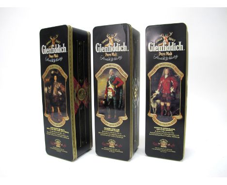 Whisky - Glenfiddich Single Malt Scotch Whisky "Clans Of The Highlands Of Scotland", Clan Murray, Clan Sinclair, Clan Sutherl