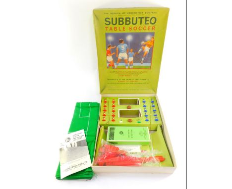 A Subbuteo table soccer, continental club edition, boxed. 