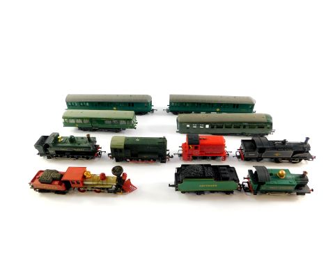 A Bachmann OO gauge American Central Pacific locomotive 'Jupiter', 4-4-0, Hornby and Tri-ang steam and diesel locomotives and