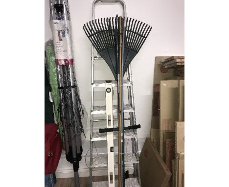 ALUMINIUM STEPS HEDGE TRIMMER &amp; GARDEN TOOLS