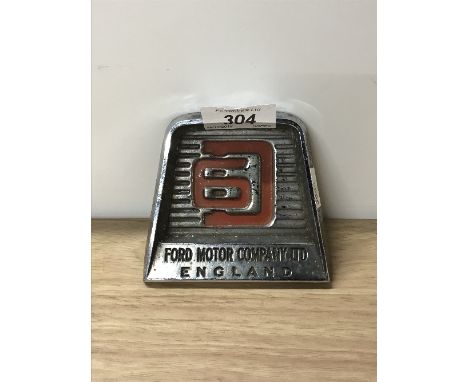 VINTAGE FORD MOTOR CO CAR BADGE