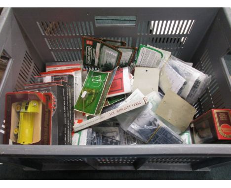 Large box of model train accessories