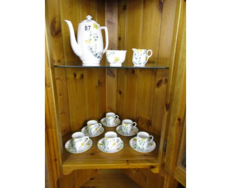 Melba bone china coffee set