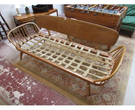 Light elm Ercol day bed (No cushions)