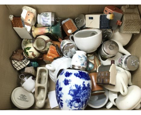 A collection of ceramics items including Royal Worcester.