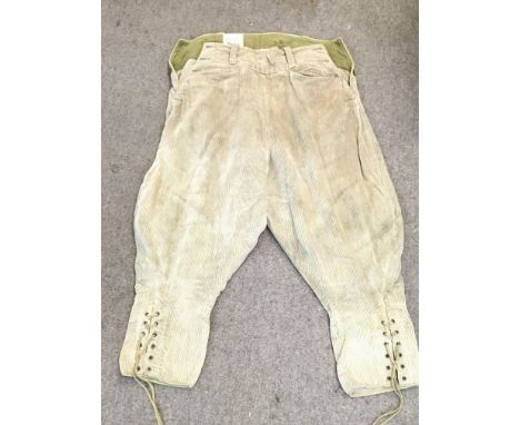 A pair of womens land army breeches , size 4, waist 27inch 29inch. Postage category B