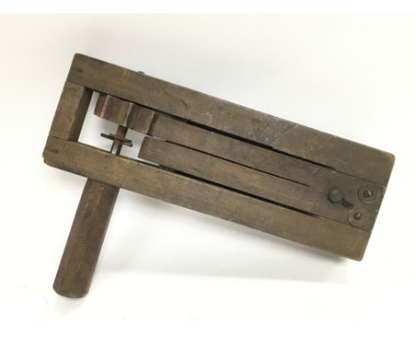 An original WW2 1940 dated air raid / gas rattle, marking shows board arrow. Made by M.Bros. From the estate of a WW1/2 colle