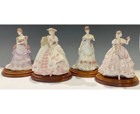 A Royal Worcester figure, for Compton &amp; Woodhouse, Splendour At Court, A Royal Anniversary, limited edition 499/12,500, C