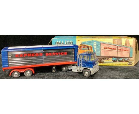 Toys &amp; Juvenalia - a Corgi Major Toys 1137 Ford tilt cab 'H' series with detachable trailer, boxed 