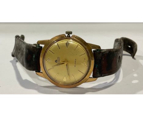 A vintage Bucherer automatic wristwatch, 25 jewel 
