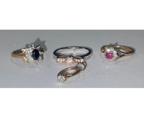 H samuels sapphire on sale rings