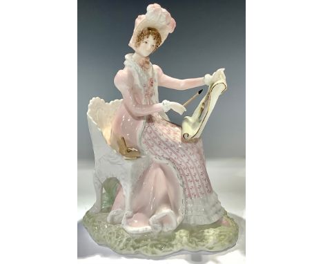 A Royal Worcester figure, for Compton &amp; Woodhouse, Emma, Jane Austen Heroines limited edition 643/4,500, CW410, 21cm, pri