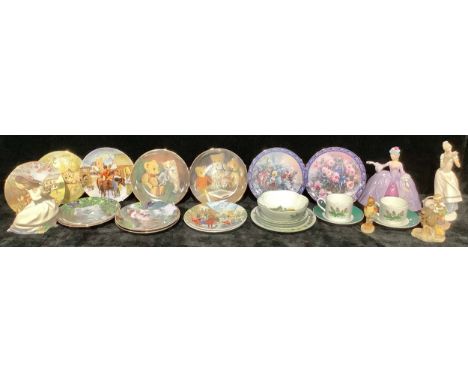 A Franklin Mint figure, Marianne, The Minuet, 22cm; a Spanish Nao figure; a Spanish figure, Carnation Girl; assorted collecto