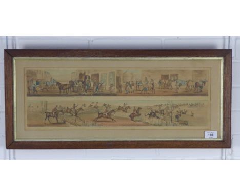 After ALKEN, a framed lithograph of  'These come hopping' with above a doorway: 'George &amp; Talbot / by P. Geeson'  'Non ef