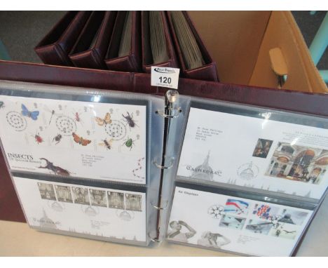 Great Britain stamp collection of First Day Covers, 2003 to 2008 period, in six Royal Mail albums. (B.P. 21% + VAT) 