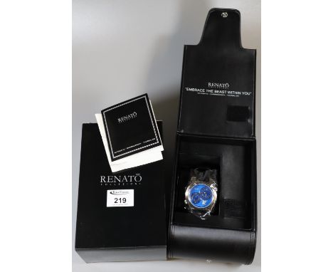 Renato automatic chronograph gents wristwatch in original box and packaging.(B.P. 21% + VAT) 