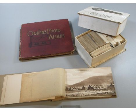 Collection of postcards and ephemera to include local interest, Port Talbot, Ogdn's photo album with Victorian portrait minia