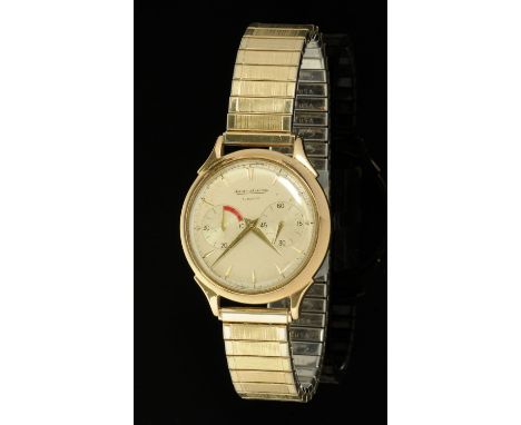 A rare Jaeger-LeCoultre gentleman's "Futurematic" automatic wristwatch, in 9 ct gold case, 1950's, the champagne dial with "d