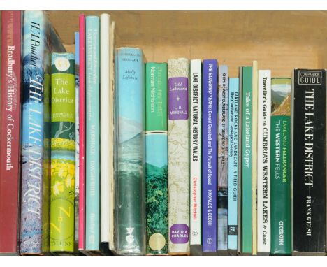 Twenty one Lake District books, to include "Bradbury's History of Cockermouth", "The New Naturalist, The Lake District", "Old