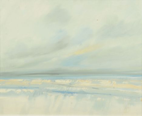 Attributed to Tom Robb, a contemporary seascape, unsigned, oil on board, 60 cm x 75 cm.