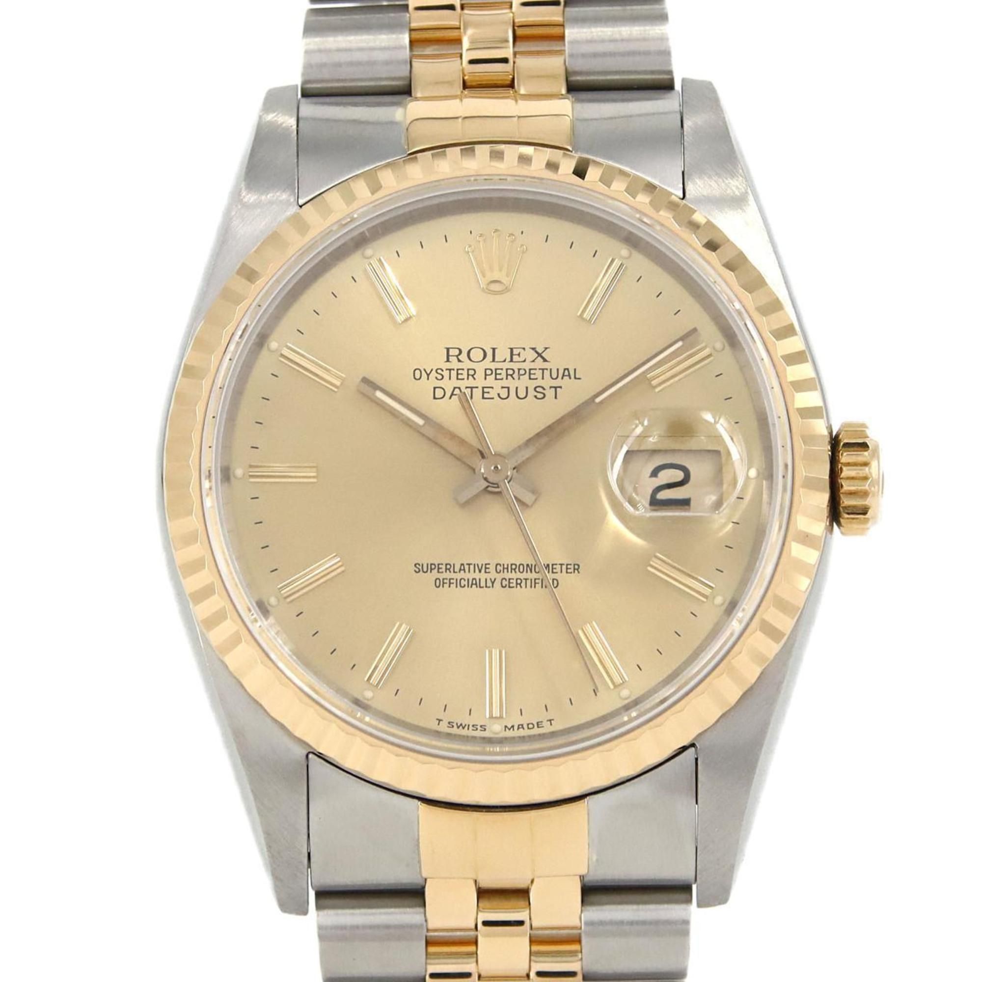 Rolex Datejust 16233 SSxYG Automatic Watch L Series