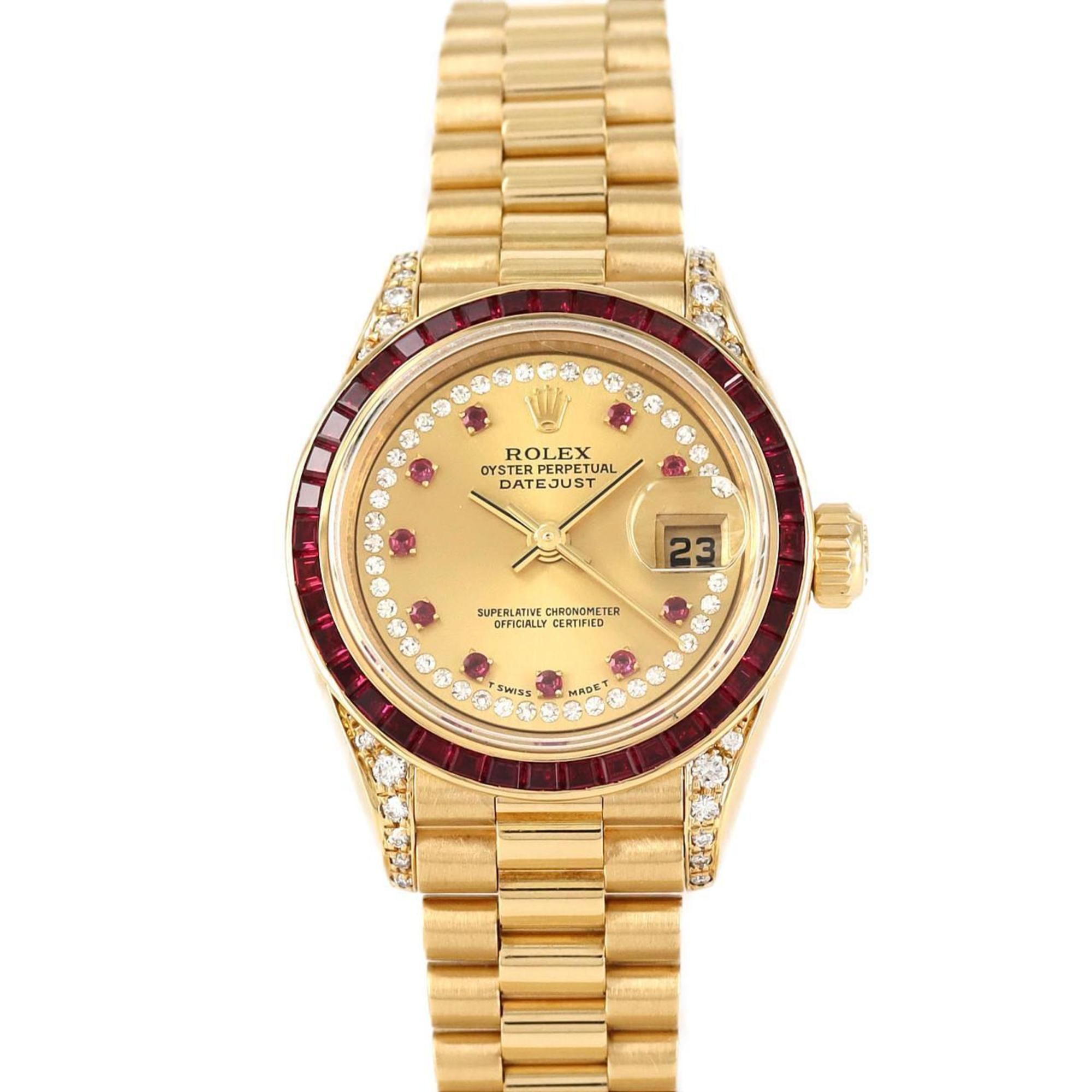Rolex Datejust 69028RU YG Automatic Watch R Serial