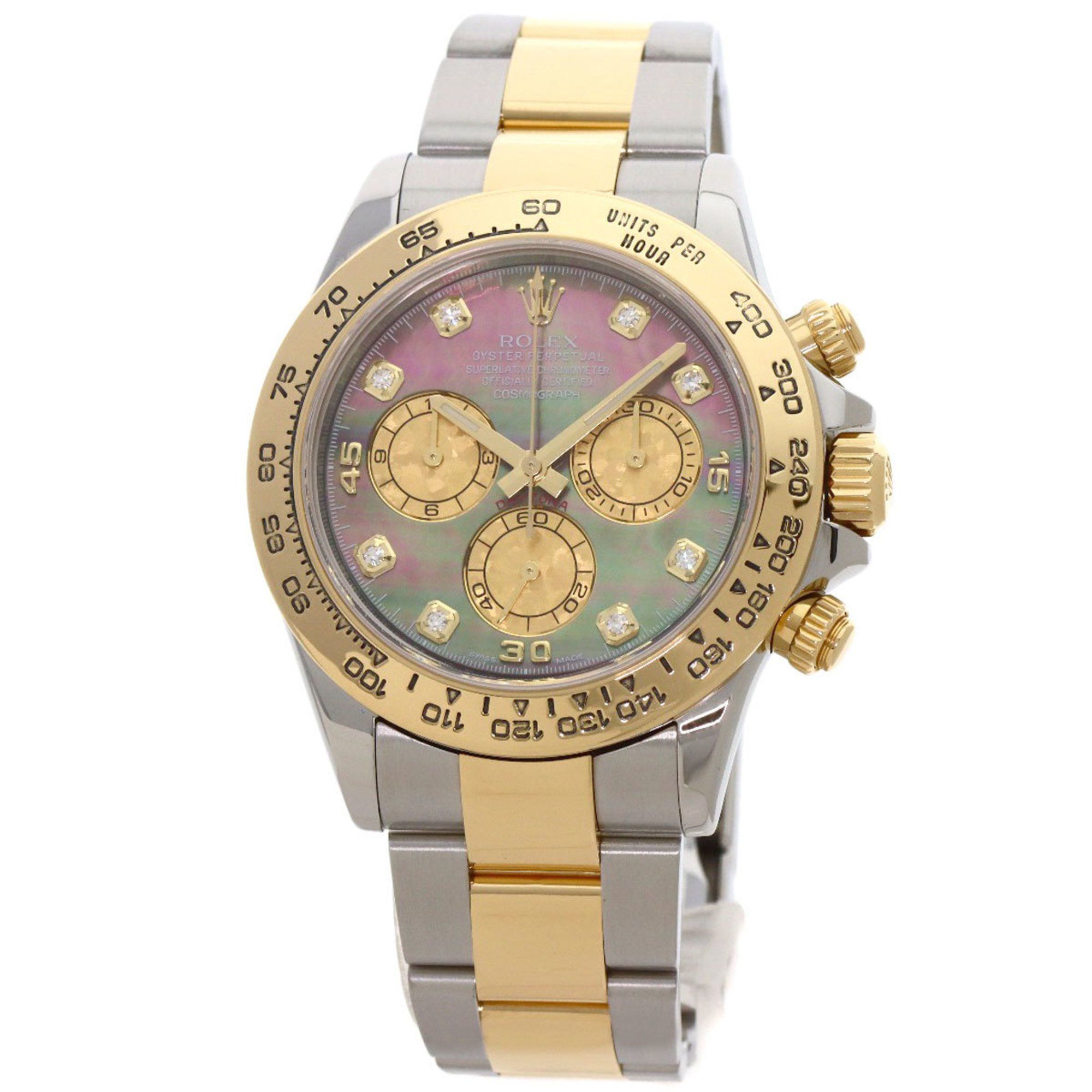 Rolex Cosmograph Daytona 116503NG 8P Diamond Black Shell Watch Stainless Steel/SSx18KYG Men's ROLEX