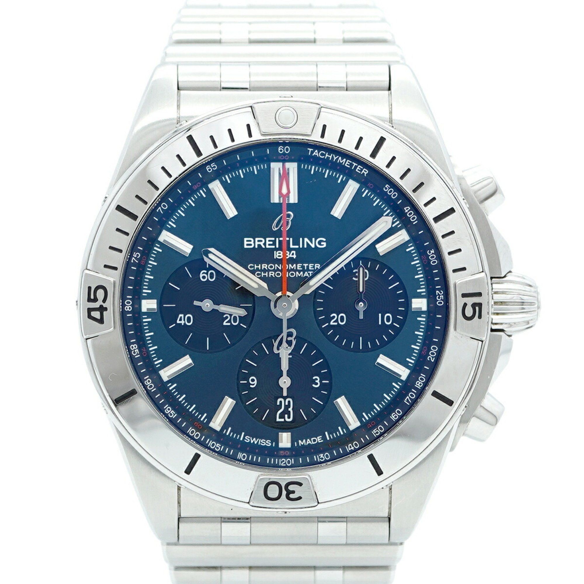 Breitling Chronomat AB0134 Navy Dial Men's Watch