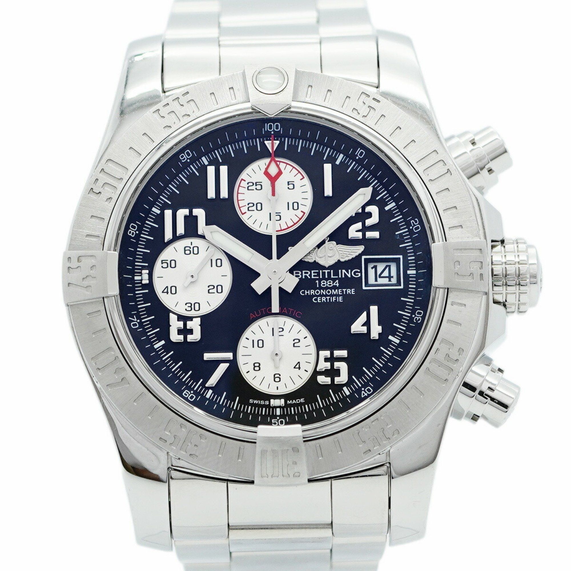 Breitling Avenger II A13381 Black Dial Men's Watch