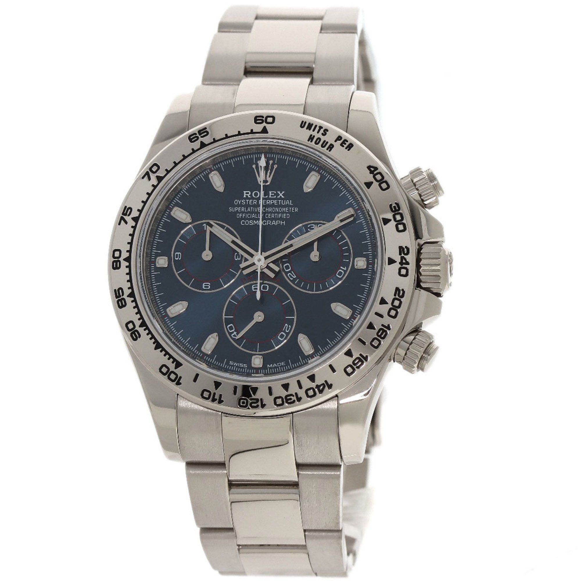Rolex Cosmograph Daytona 116509 Watch, 18K White Gold/18KWG, Men's