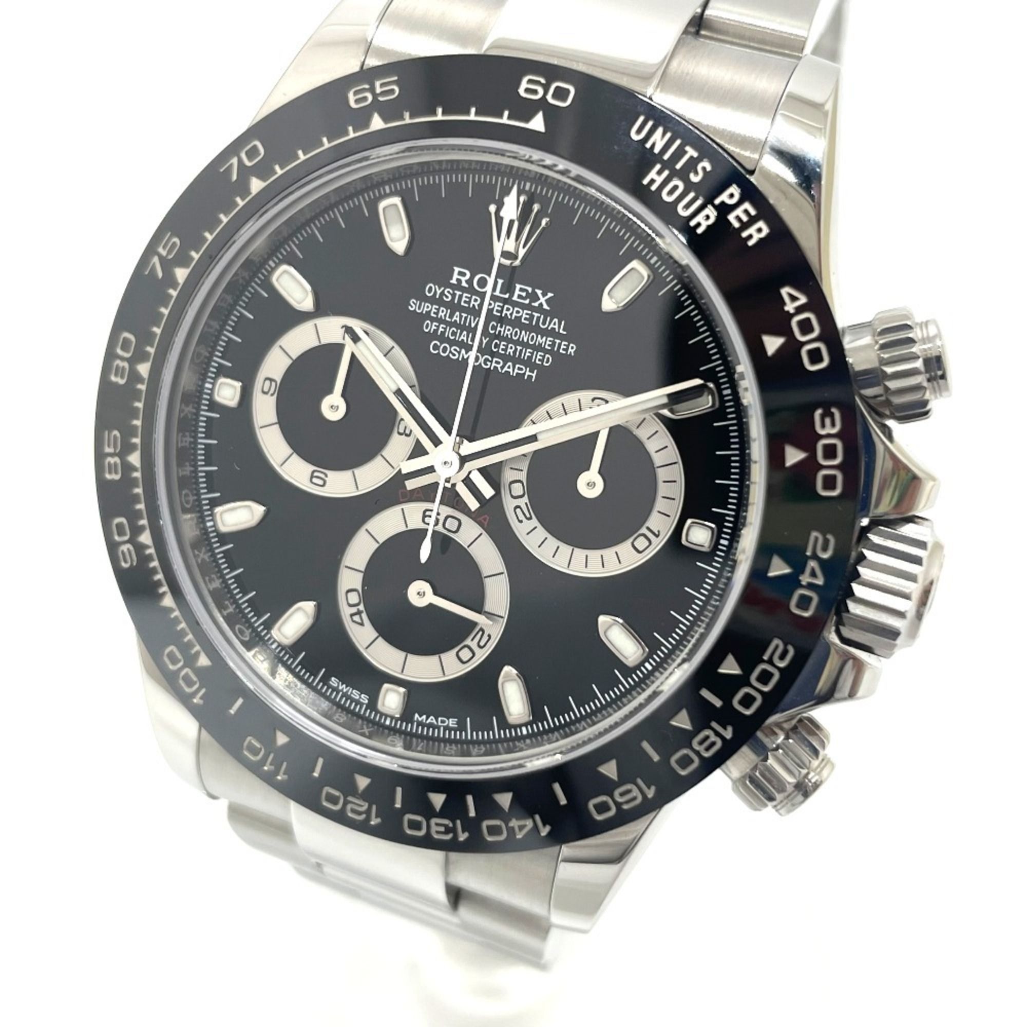 ROLEX Cosmograph Daytona 116500LN Automatic Watch, Stainless Steel, Men's, Silver/Black