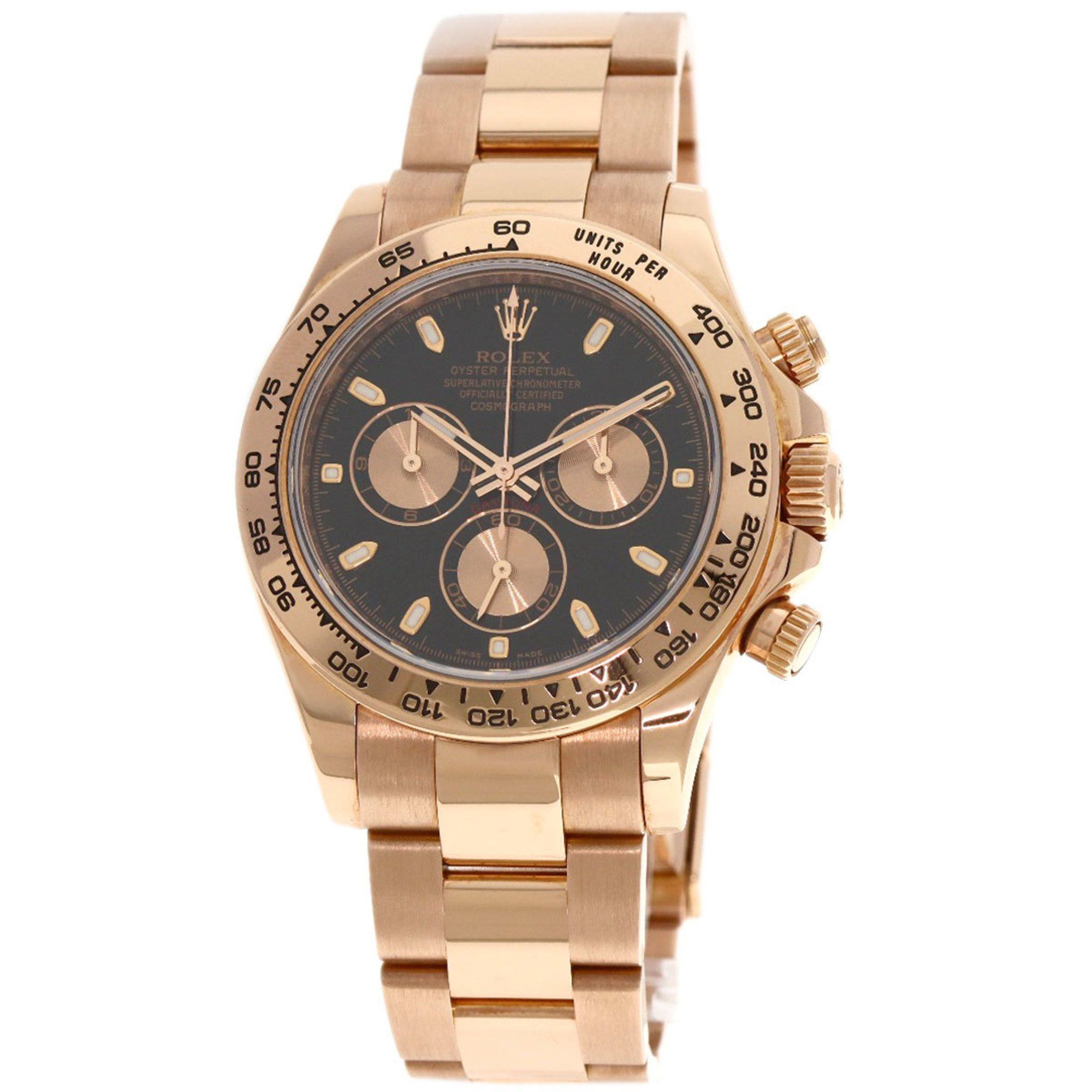 Rolex Cosmograph Daytona 116505 Watch in 18K Pink Gold/Everose Gold for Men