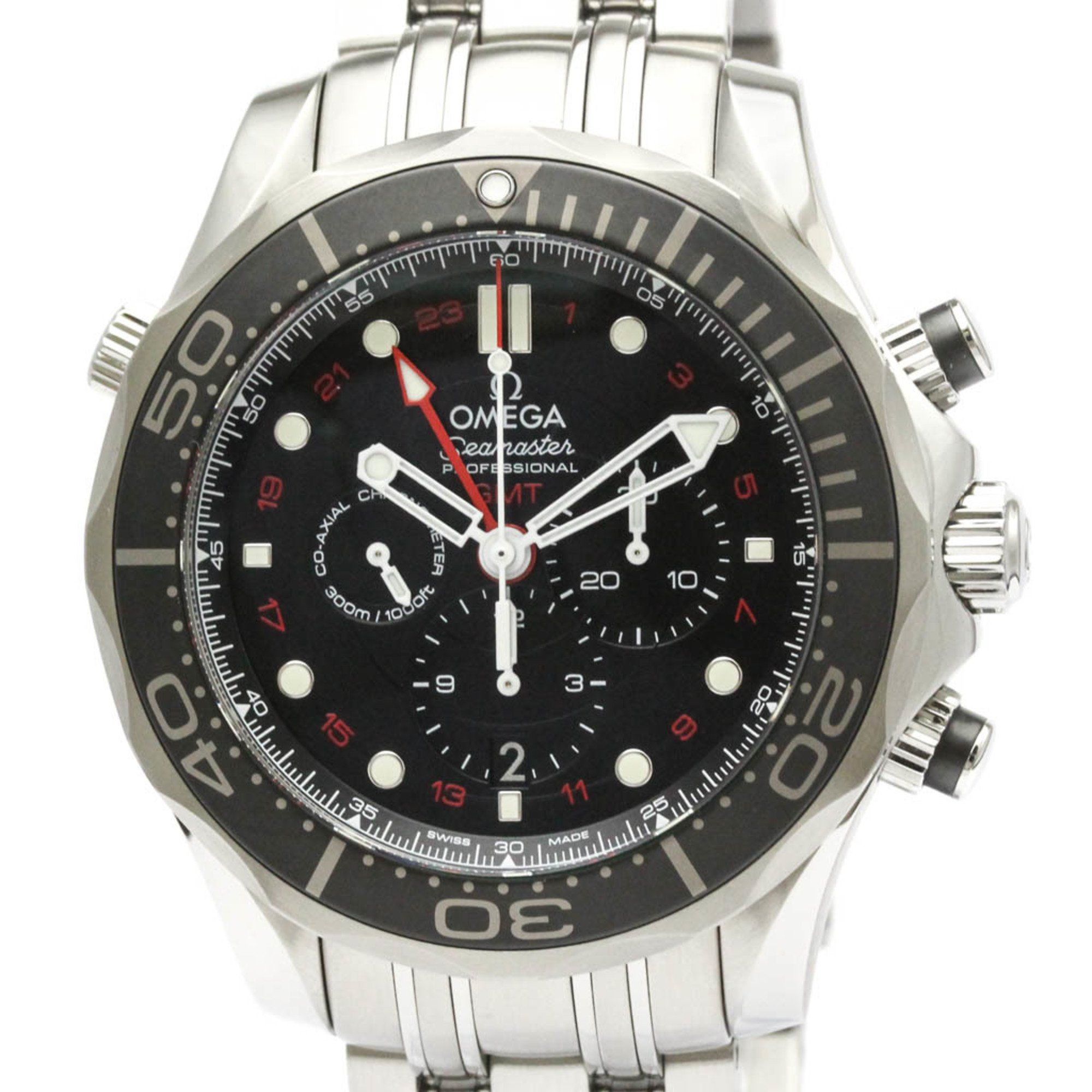 OMEGA Seamaster Diver GMT Chronograph Watch 212.30.44.52.01.001Polished