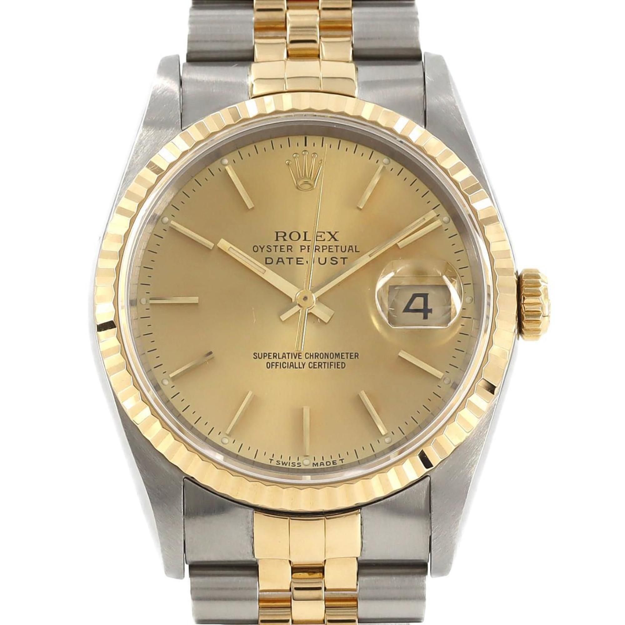 Rolex Datejust 16233 SSxYG Automatic Watch X-Series