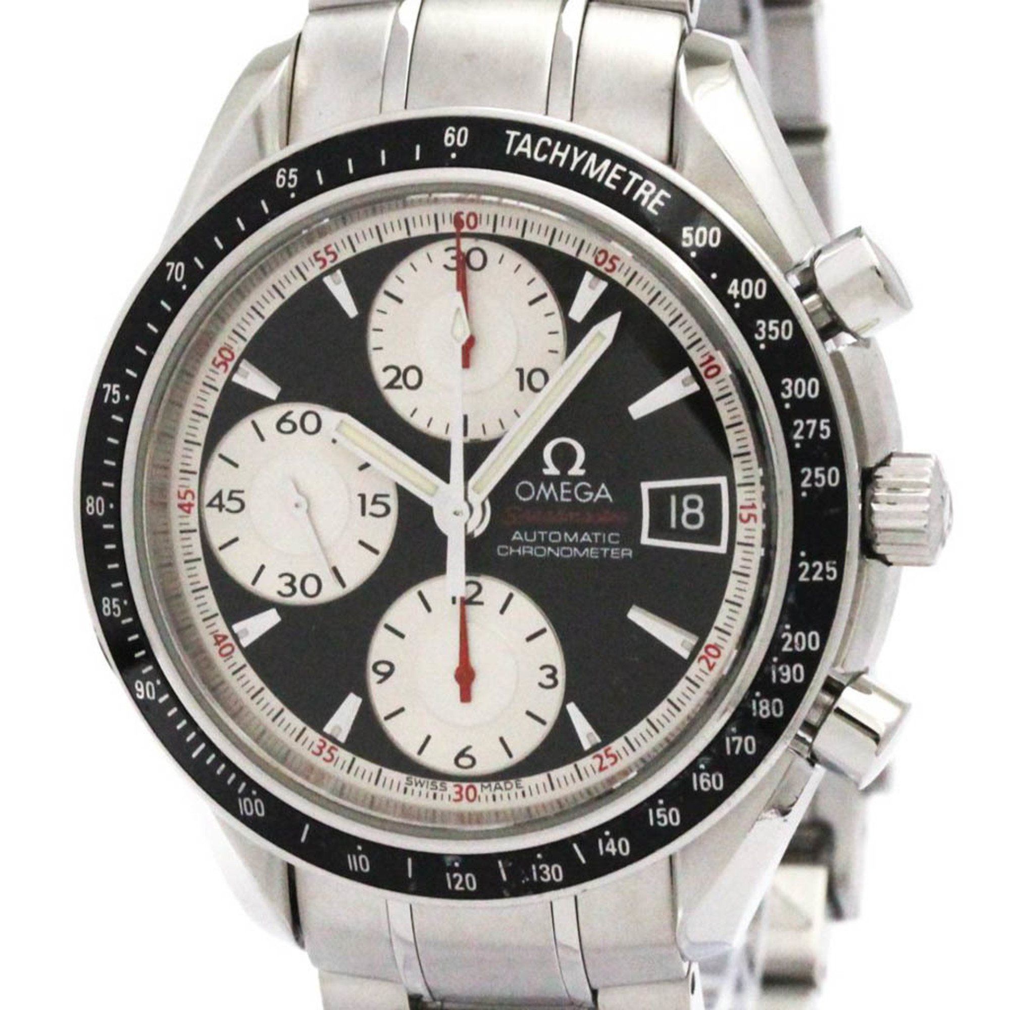OMEGA Speedmaster Date Steel Automatic Mens Watch 3210.51 Polished