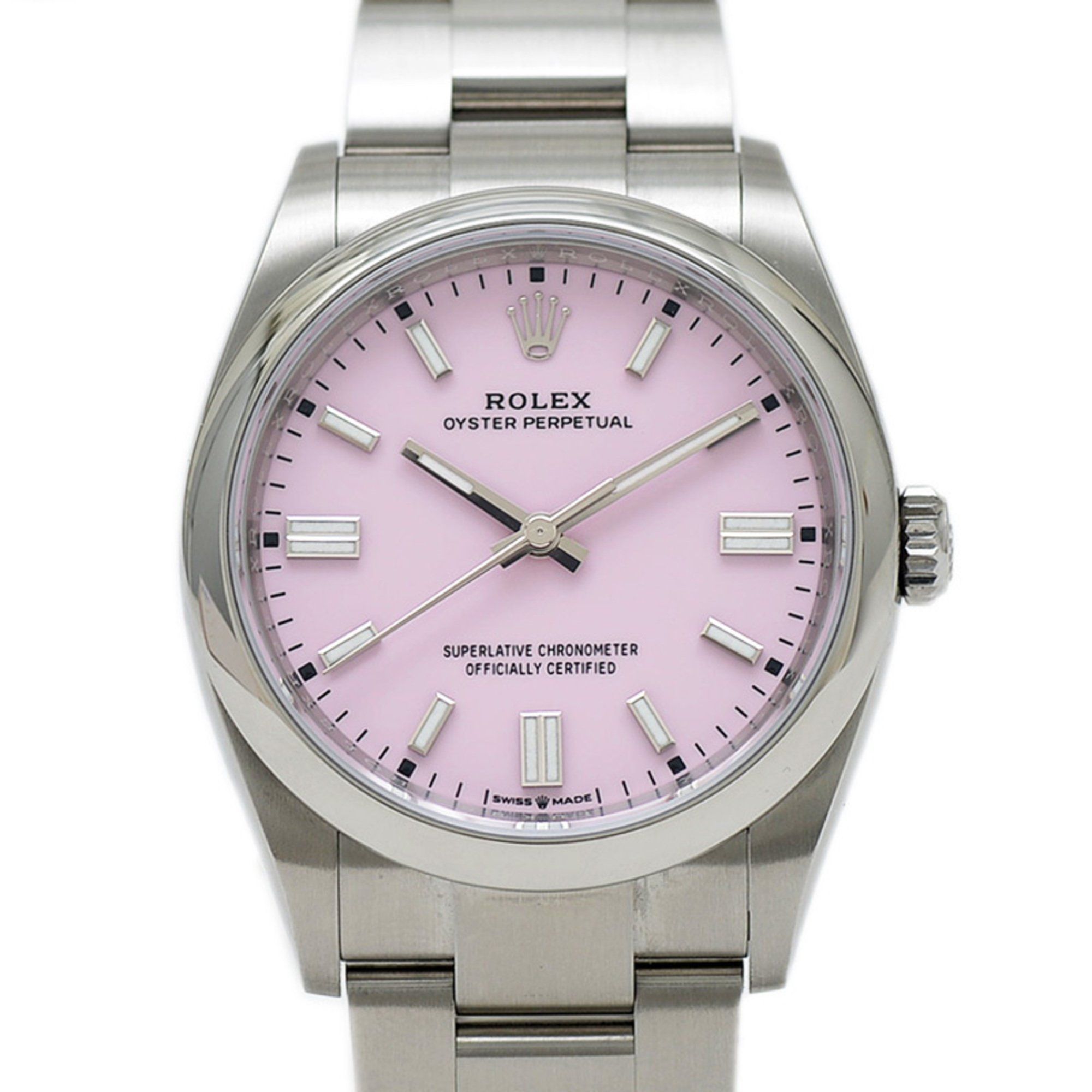 Rolex Oyster Perpetual 36 126000 Candy Pink Dial Watch