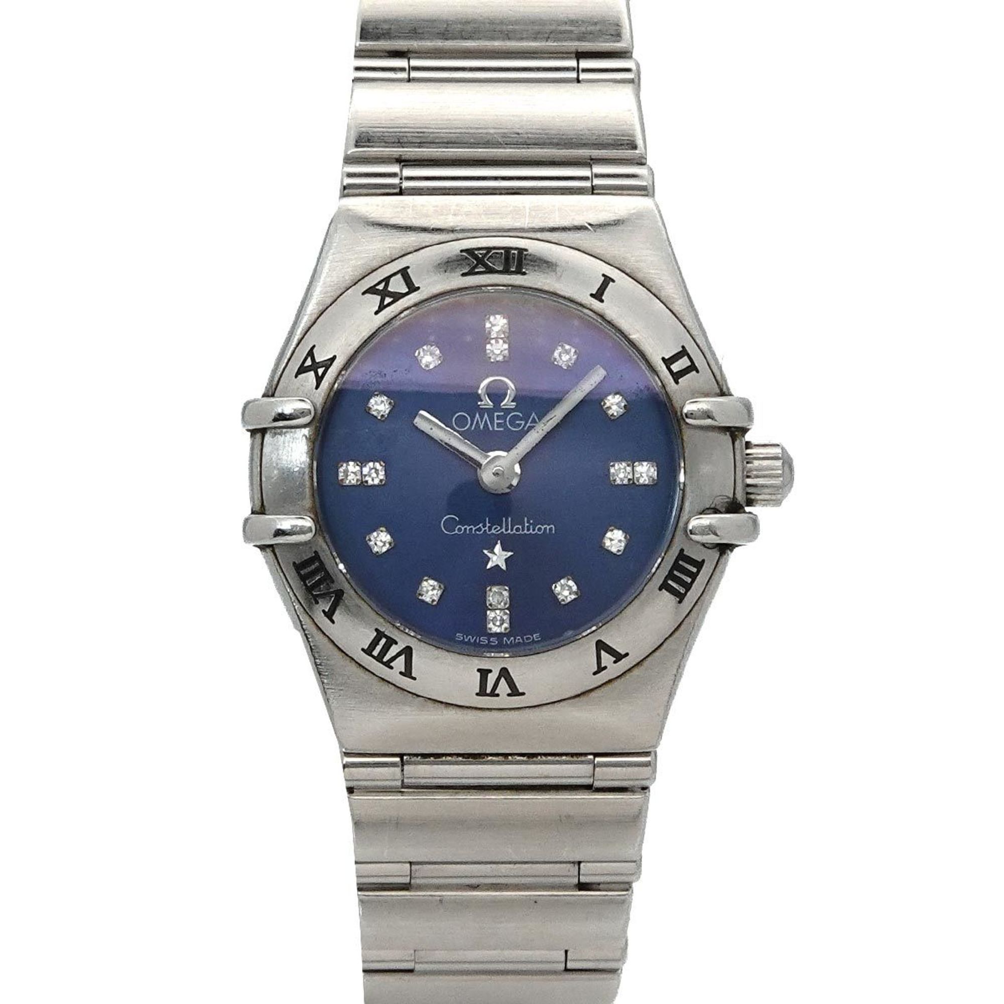 OMEGA Constellation Mini Cindy Crawford Limited Edition 1999 Pieces 1563 86 Women's Watch 16P Diamon