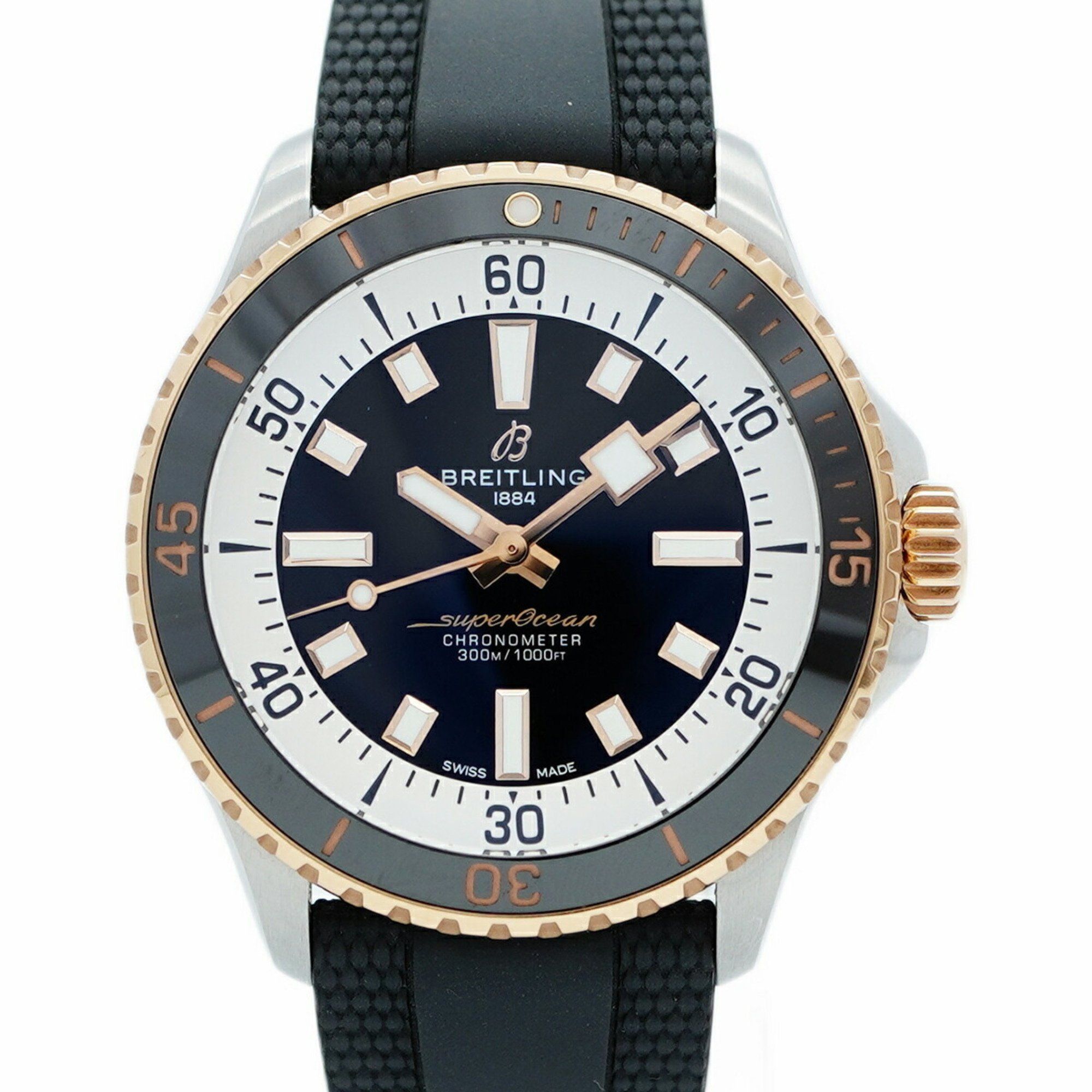 Breitling Superocean U17375 Black Dial Men's Watch